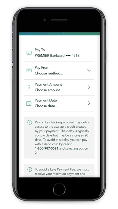 PREMIER Credit Card screenshot 3
