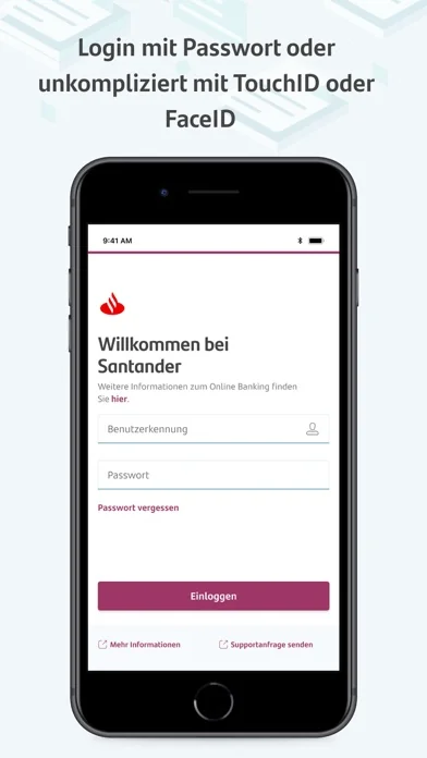 MySantander Banking screenshot 1