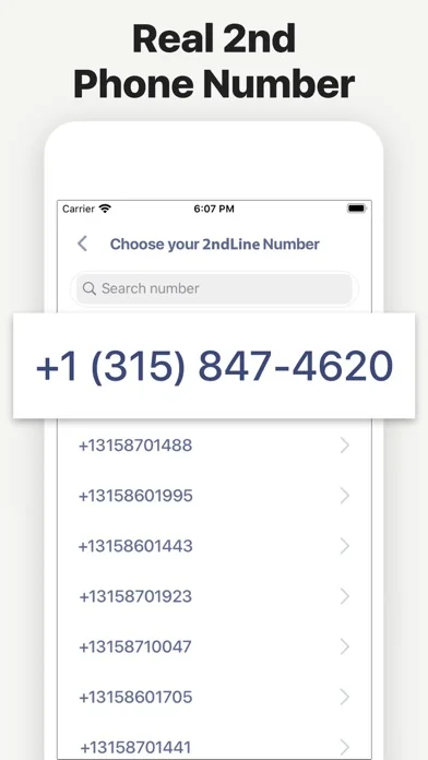 2nd Line - Second phone number screenshot 2