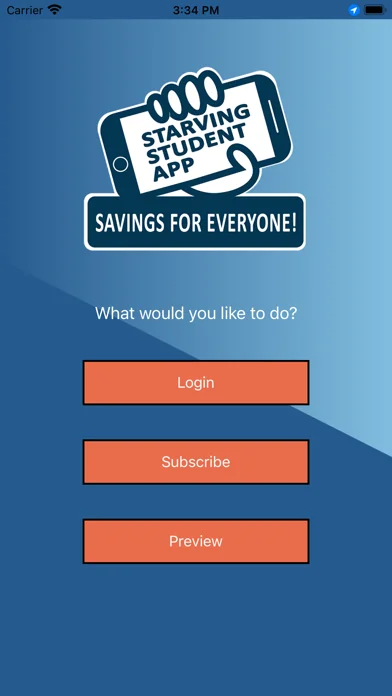 Starving Student Card App