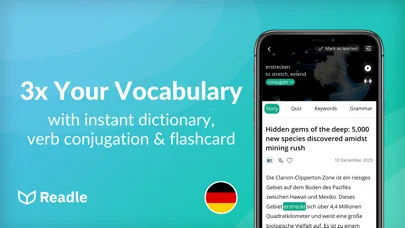 Learn German A1-B2 with Readle screenshot 2