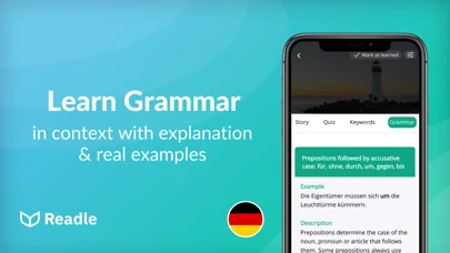 Learn German A1-B2 with Readle screenshot 4
