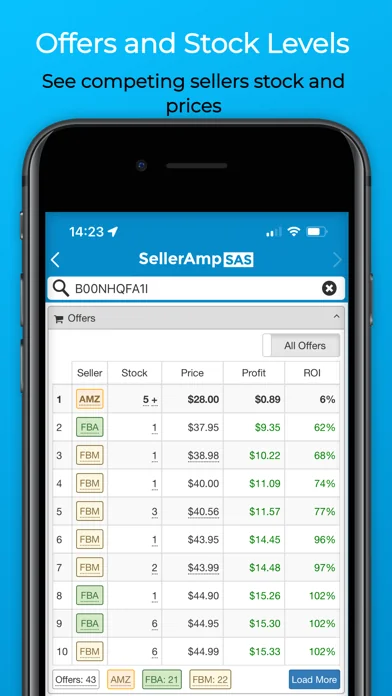SellerAmp SAS screenshot 3