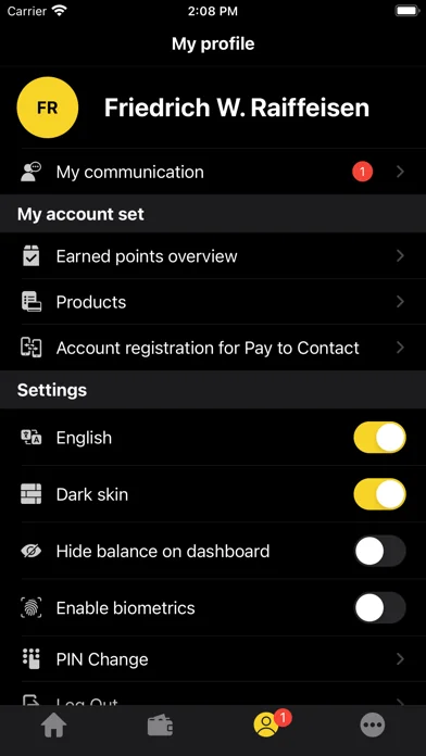 Raiffeisen Mobile Banking screenshot 2