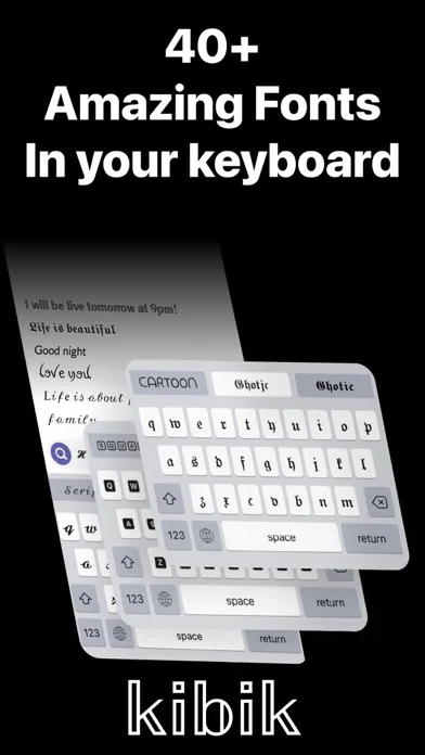Keyboard Fonts++ Fancy Text screenshot 1