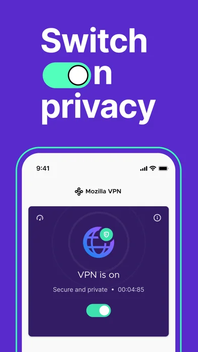 Mozilla VPN screenshot 1