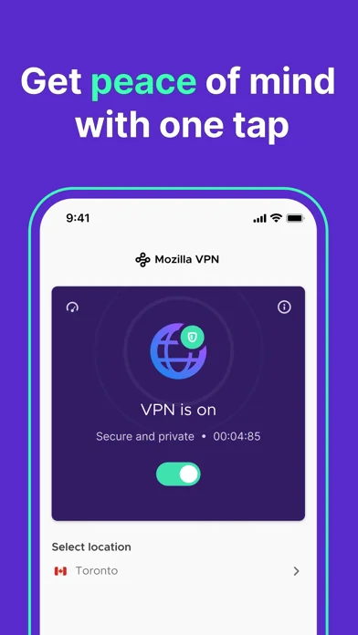 Mozilla VPN screenshot 3