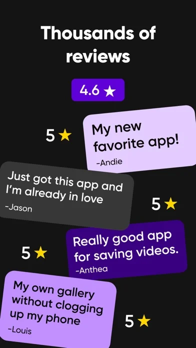 Faves - cloud video storage screenshot 2