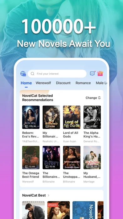 NovelCat-Novels and Books screenshot 2