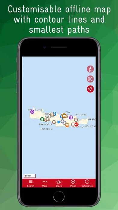 Kreta Offline Karte