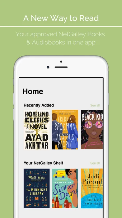 NetGalley Bücherregal