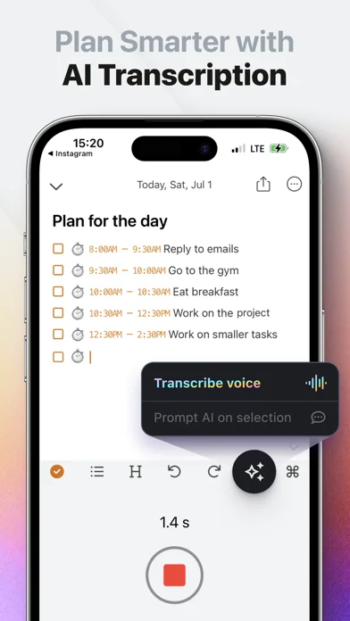 NotePlan - Aufgaben & Notizen screenshot 4