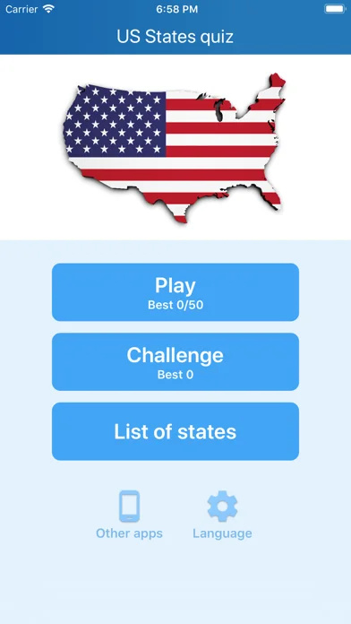 50 US states - Quiz screenshot 3