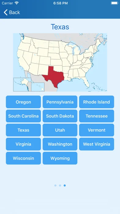 50 US states - Quiz screenshot 4