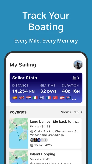 SailTies: Logbook & Sailing CV