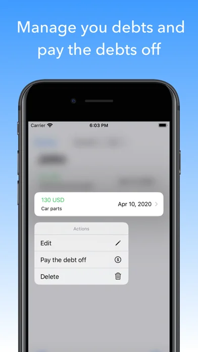Debt Tracker - Debts Manager screenshot 4