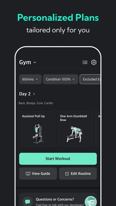 Planfit AI Gym Workout Planner screenshot 4