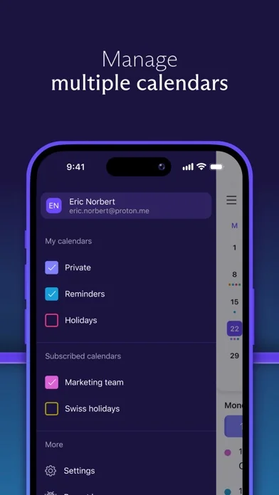 Proton Calendar screenshot 4