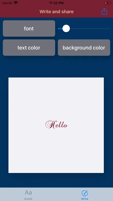 Handwriting & Calligraphy Font screenshot 2
