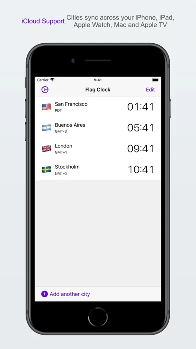 Flag Clock