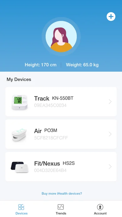 iHealth MyVitals screenshot 1