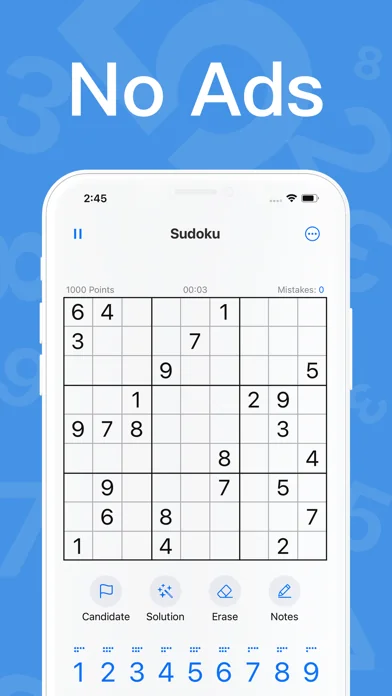 Sudoku - Keine Werbung Sudoku screenshot 2