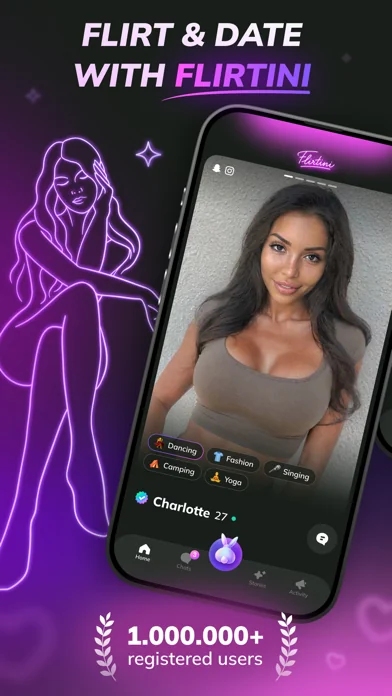 Flirtini - Flirt, Date & Chat screenshot 1