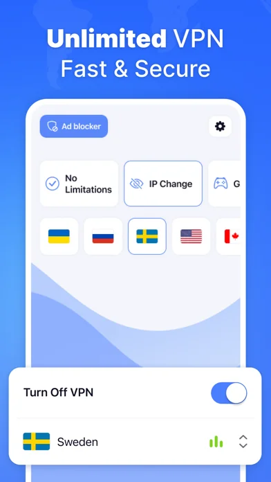 VPN Wave + AdBlock Safari screenshot 3