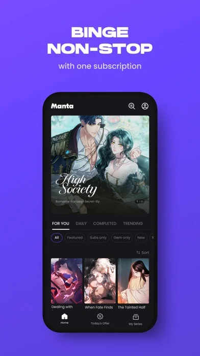 Manta - Manhwa, Comics, Novels screenshot 1