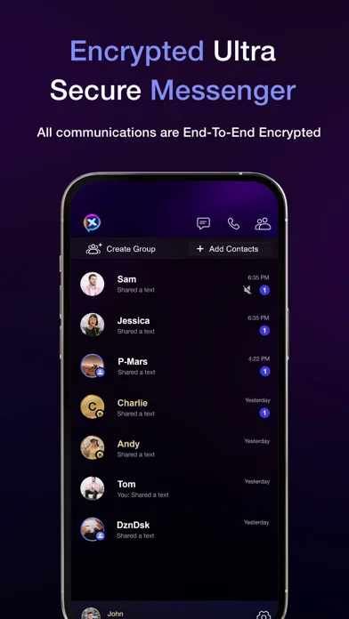 xPal Ultra Secure Messenger screenshot 1