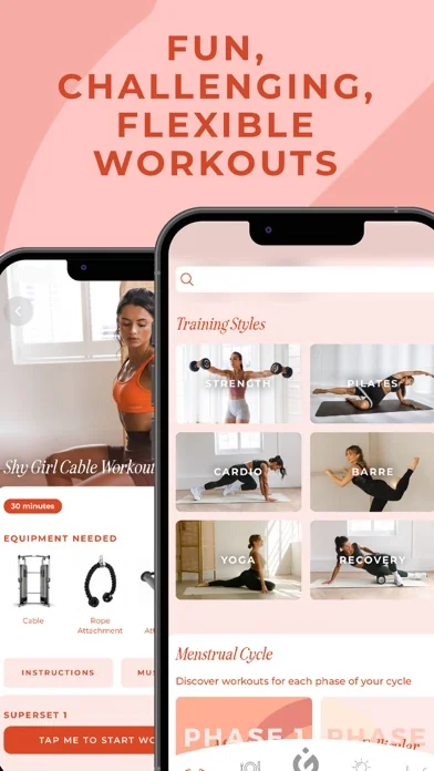 WeGLOW: Home Workout for Women screenshot 3
