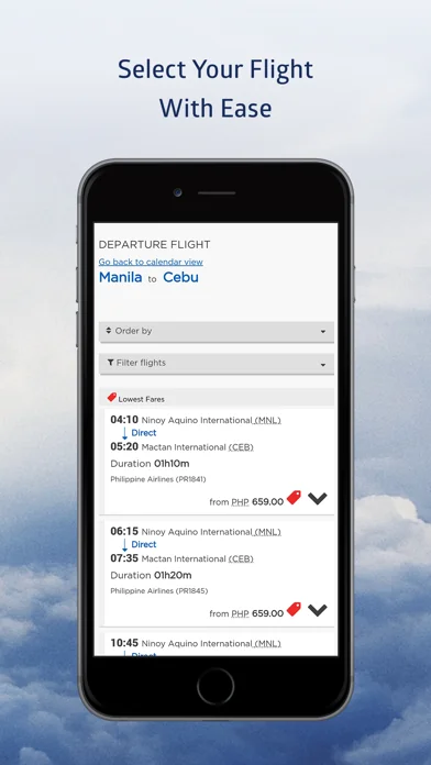Philippine Airlines screenshot 2