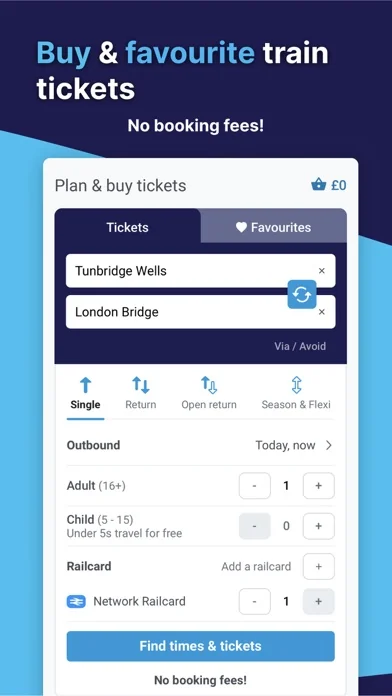 Southeastern: Train tickets