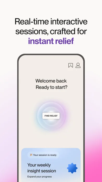 Reveri: AI relief for pain screenshot 1