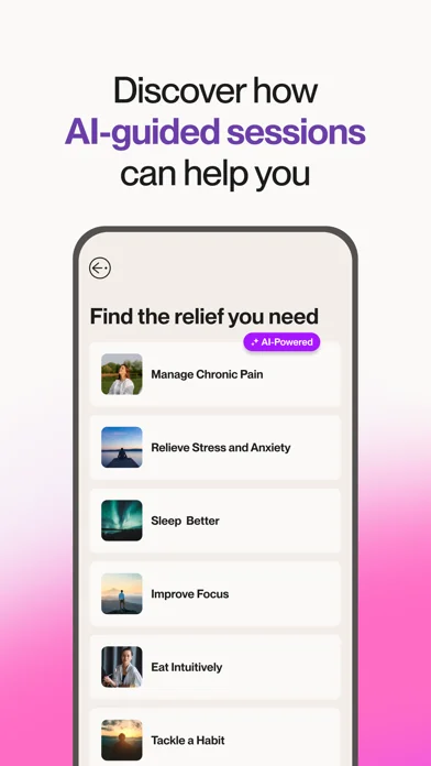 Reveri: AI relief for pain screenshot 2