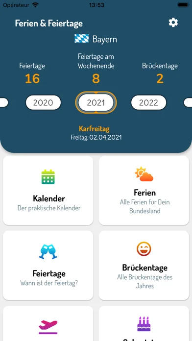 Deutsche Ferien & Feiertage screenshot 1