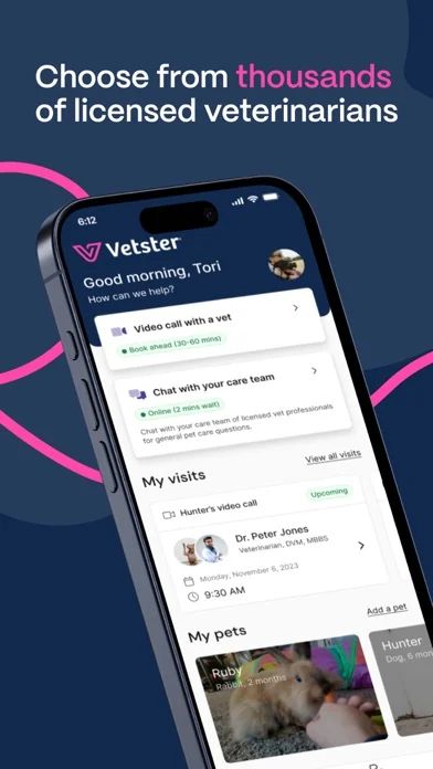 Vetster – Online Vets 24/7 screenshot 2