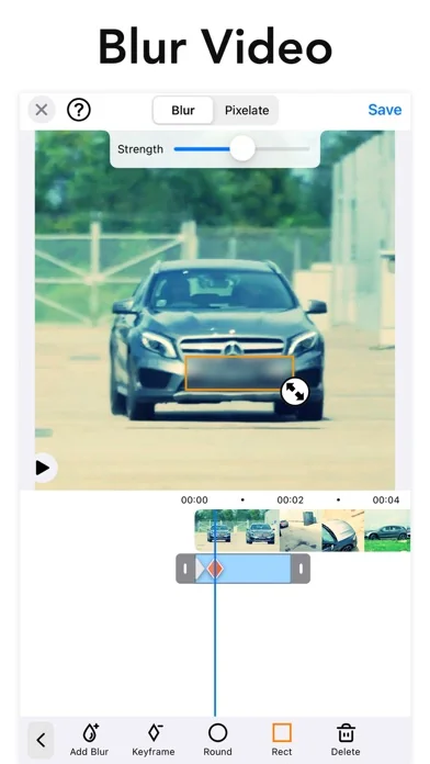 Video-Editor verwischen - Blur