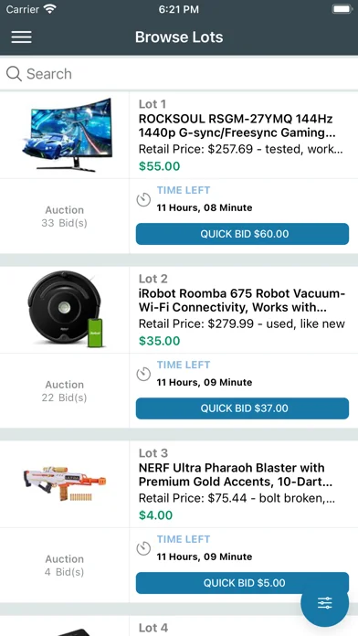 Vista Auction - Charlotte screenshot 3