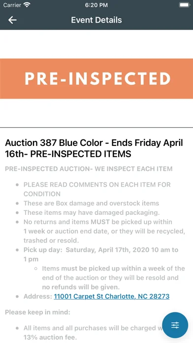 Vista Auction - Charlotte screenshot 4