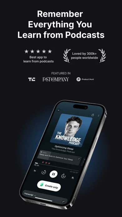 Snipd | AI Podcast Player