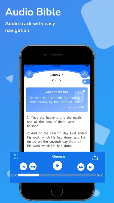 NKJV Bible - Audio Bible screenshot 1