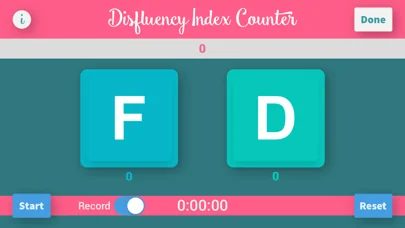 Disfluency Index Counter Plus
