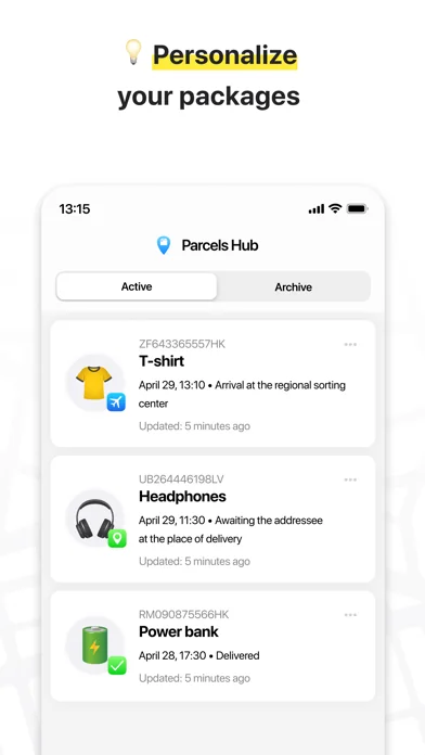 Paketverfolgung - Parcels Hub screenshot 3
