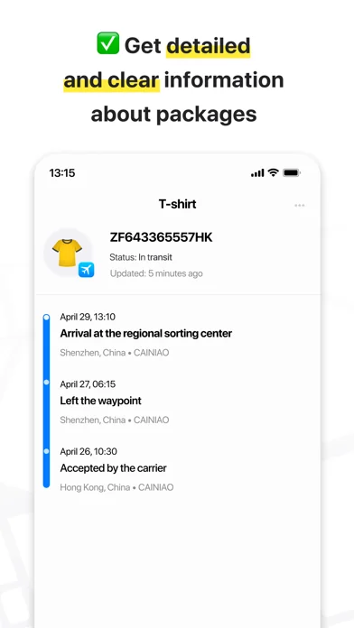Paketverfolgung - Parcels Hub screenshot 4