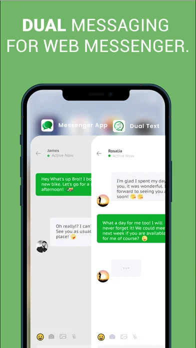 Dual Messenger for Web App Duo