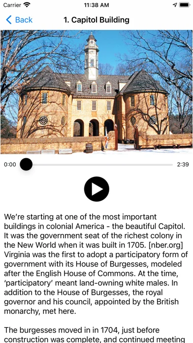 Colonial Williamsburg History