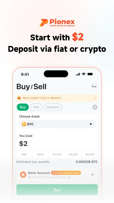 Pionex.US -Buy Bitcoin and ETH screenshot 4