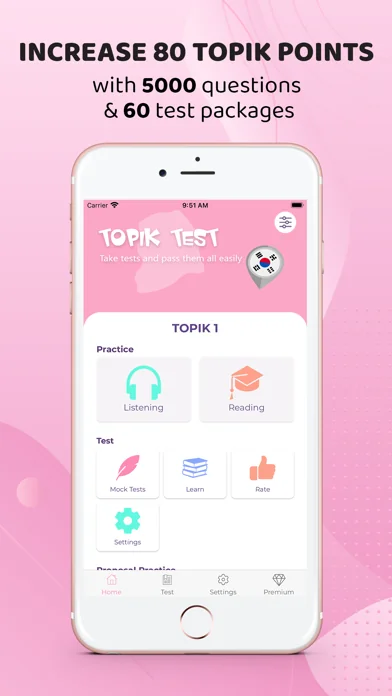 Topik Test - Learn Korean screenshot 1