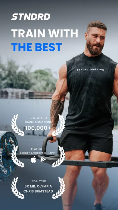 STNDRD: Bodybuilding Workouts screenshot 1